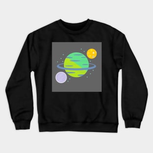 space voyage planet C Crewneck Sweatshirt
